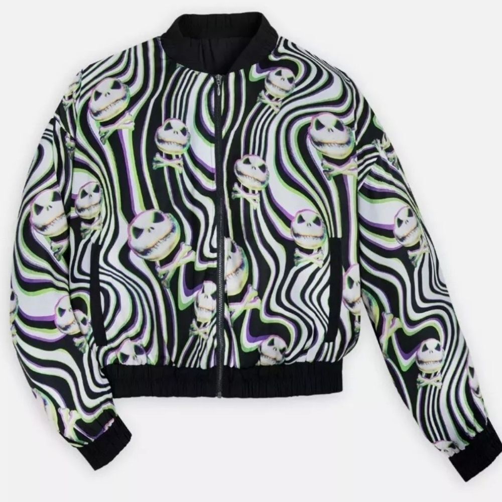 Jack skeleton 3D zipper jacket Disney Parks limited